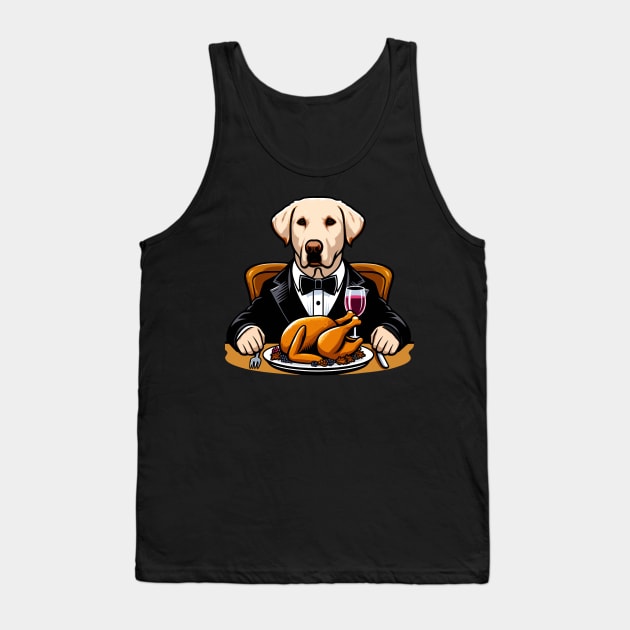 Labrador Retriever Thanksgiving Tank Top by Graceful Designs